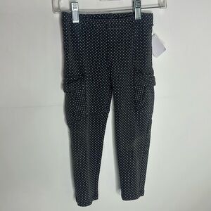 Tea Cargo leggings polka dots size 5 EUC